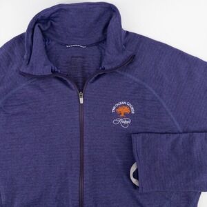 Patagonia Ocean Course Kiawah Womens L Capilene 4 Expedition 1/4 Zip Pullover